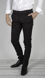Spodnie męskie typu chino Czarne